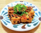 香味を効かせた揚げ焼き豆腐作り方5写真