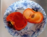 柿の食べ方(スプーンですくって)作り方2写真