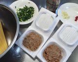 納豆となめ茸の和風ペペロンチーノ作り方1写真
