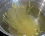 納豆となめ茸の和風ペペロンチーノ作り方2写真