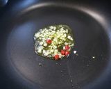 納豆となめ茸の和風ペペロンチーノ作り方3写真