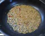 納豆となめ茸の和風ペペロンチーノ作り方4写真