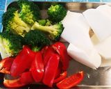 旬の野菜とベーコンのジェノベーゼ炒め作り方4写真