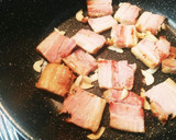旬の野菜とベーコンのジェノベーゼ炒め作り方5写真
