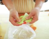 簡単レンジで豚しゃぶ温サラダ作り方1写真