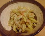 じゃがいもとカニカマの胡麻炒め作り方4写真