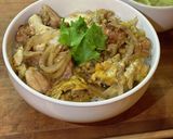 簡単スパイス香る親子丼作り方6写真