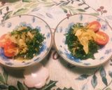 母直伝☺超簡単✨春菊の白ゴマめんつゆ和え作り方4写真