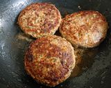 かさ増し⭐茎ワカメ入りハンバーグ作り方7写真