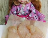 リカちゃん♡鶏胸肉のかおり揚げ*梅ソース作り方1写真