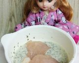 リカちゃん♡鶏胸肉のかおり揚げ*梅ソース作り方6写真
