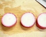 ほんのりピンクな風呂ふき大根作り方1写真