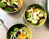豆乳味噌キムチスープ炒め味春雨炒め煮作り方10写真
