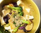 豆乳味噌キムチスープ炒め味春雨炒め煮作り方20写真