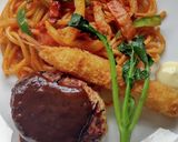 横濱ナポリタンの洋食プレート♪作り方1写真