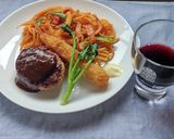 横濱ナポリタンの洋食プレート♪作り方3写真