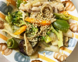 簡単韓国風炒め味豚こま大根青椒肉絲風作り方17写真