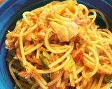 ツナとキャベツのトマトパスタ作り方4写真