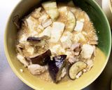 豚こまポカポカ生姜あんかけ味麻婆豆腐茄子作り方17写真