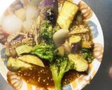 根菜茄子コク旨生姜炒め味温野菜サラダ作り方16写真