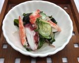 いつもの酢の物に大葉とみょうがをプラス作り方6写真