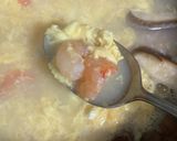 簡単 エビ卵スープ(ご飯つき)作り方4写真