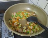 ウインナーピラフ/七尾市学校給食作り方3写真