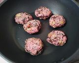 お弁当★ひじき煮洋風ハンバーグ★リメイク作り方4写真