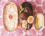 お弁当★ひじき煮洋風ハンバーグ★リメイク作り方11写真