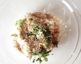 ムチモチ食感【蓮根大葉焼き】擦り下ろし作り方1写真