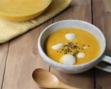 レンジで簡単♪南瓜のミルクしるこ／善哉作り方5写真
