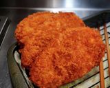 厚切り豚ロースでカツ丼❨(@≧↺≦@)❩作り方3写真