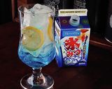 簡単モクテル★レモンブルー作り方3写真