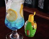 簡単モクテル★レモンブルー作り方4写真