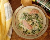 ほうれん草とチーズのクリーム煮作り方6写真