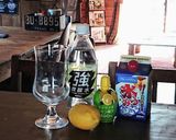簡単モクテル★レモンブルー作り方1写真