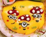 ミニオンズ オムライス　キャラ弁作り方2写真