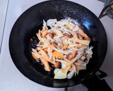 きのこのペペロンチーノ風炒め作り方3写真