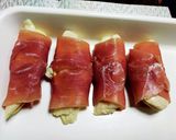 簡単おかず サラダチキン生ハム巻き♪作り方4写真