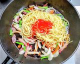 スパゲティナポリタンのサッパリ仕立て作り方4写真