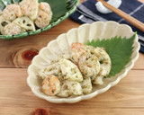 食欲そそる！海老と蓮根の海苔マヨソテー作り方4写真