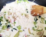 子供喜ぶ☆豆乳クリームパスタ作り方6写真