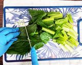 お雑煮〜江戸菜添え〜作り方1写真