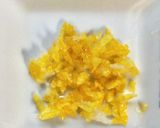 冬の副菜☆法連草と蟹カマの柚子味噌和え作り方4写真