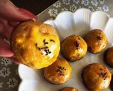 土台に乗ったかわいい簡単スイートポテト作り方5写真