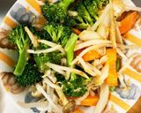 もやしブロッコリーオイ味噌味野菜炒め作り方11写真