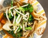 もやしブロッコリーオイ味噌味野菜炒め作り方13写真