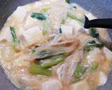 簡単！やさしい豆腐と温麺(あんかけ風)作り方8写真