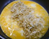 簡単！とんぺい焼き　餃子リメイク作り方3写真