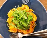 海老と水菜のアメリケーヌソースパスタ作り方8写真